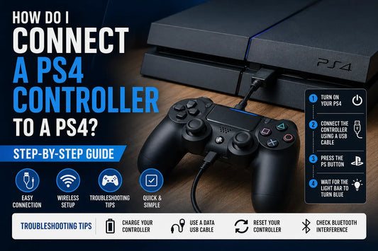 I Connect a PS4 Controller to a PS4
